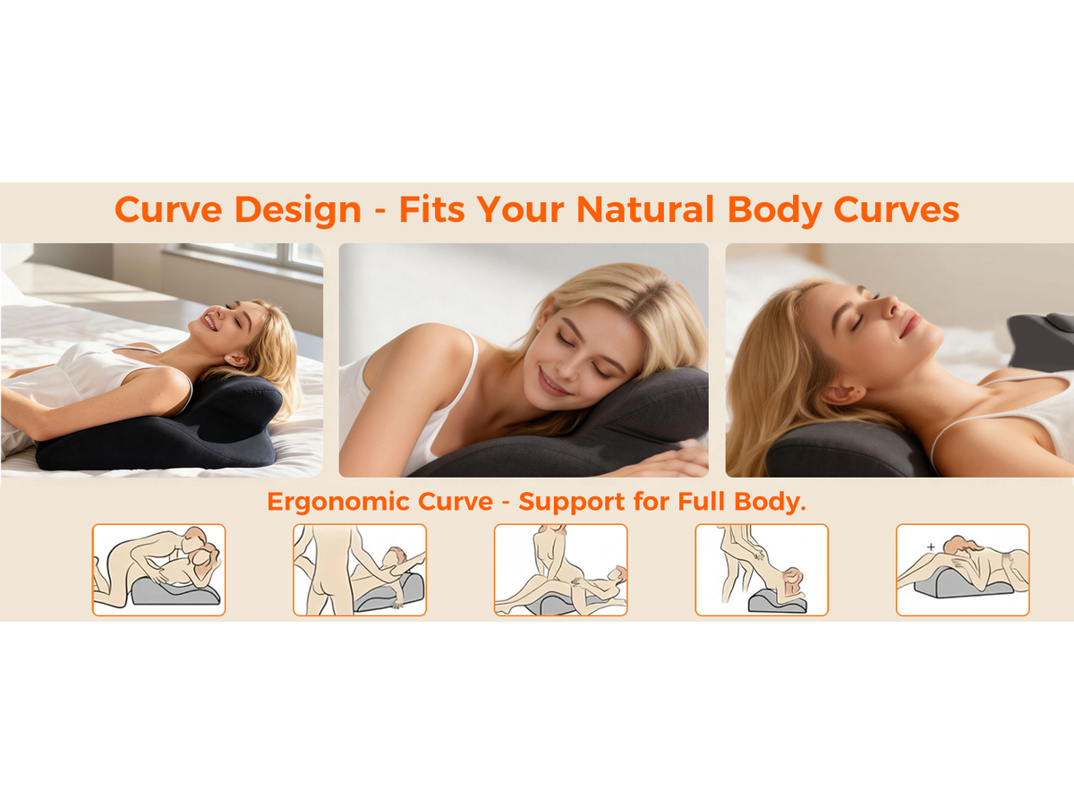 Sweet Spot Pillow Wedge Pillow 27° Memory Foam Support Pillow