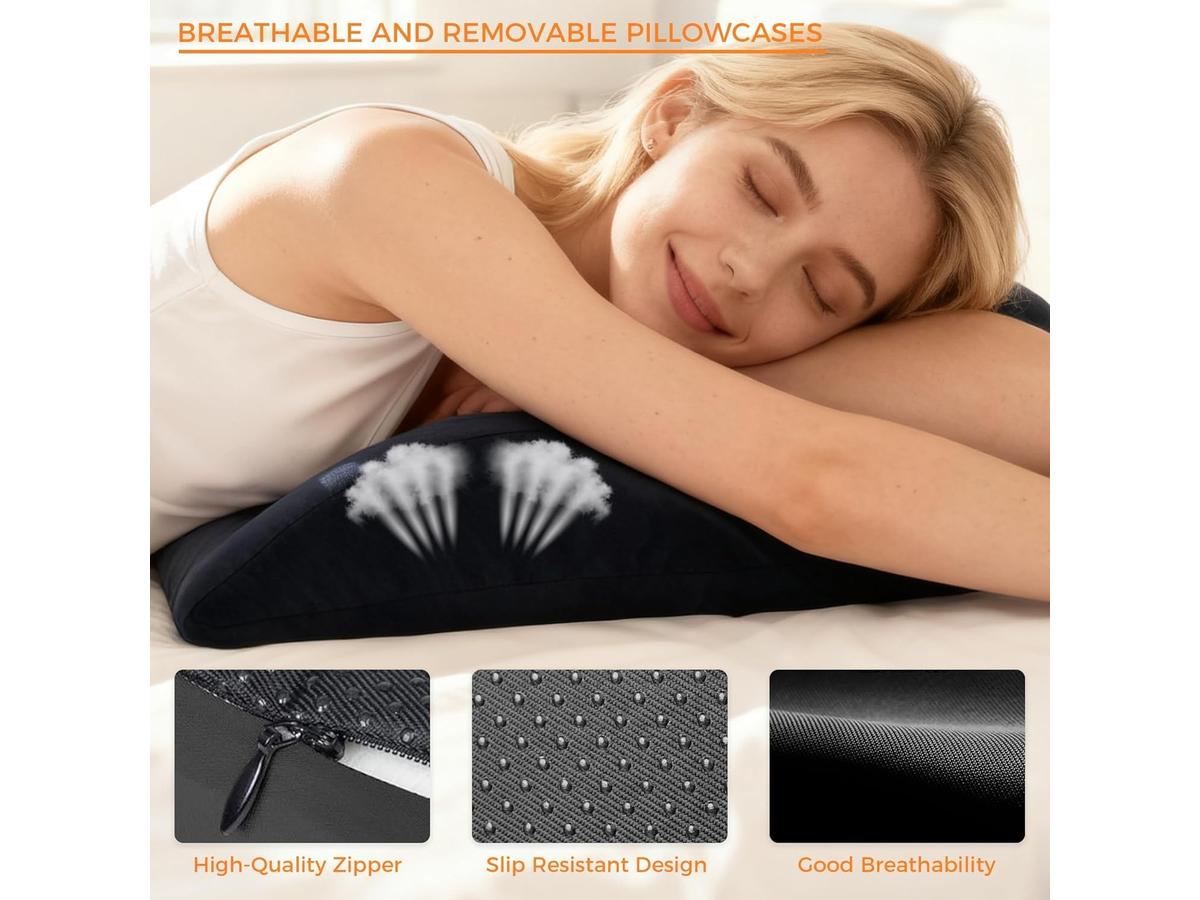 Sweet Spot Pillow Wedge Pillow 27° Memory Foam Support Pillow