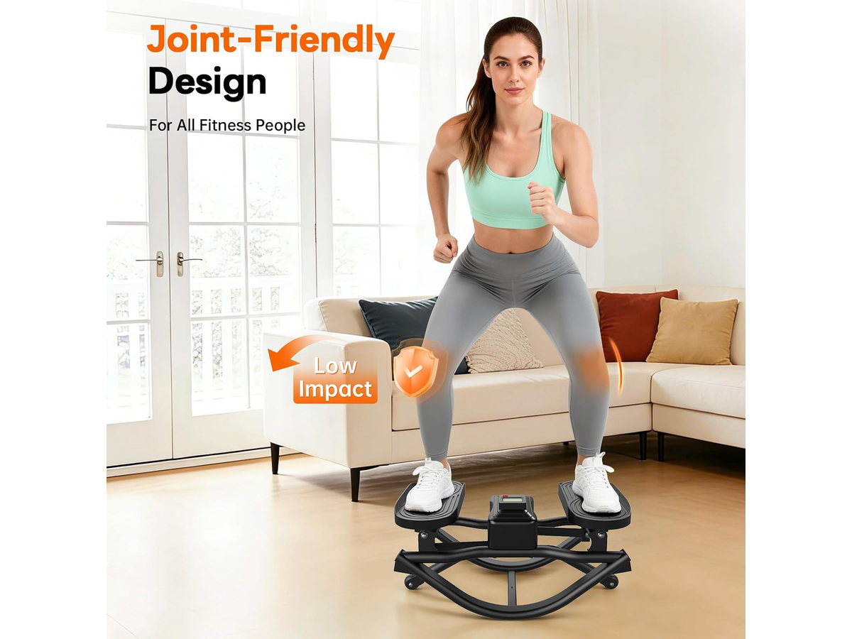 Steppers exercise fitness machine with Resistance Bands