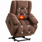 Power Lift Recliner Chair with Heat Massage USB Charging