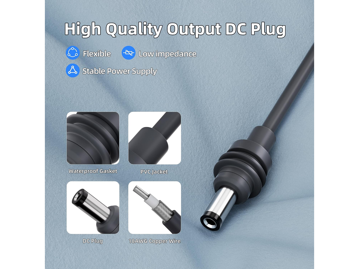 Starlink Mini 3 in 1 DC Power Cable 5M 100W USB C 12V Car Charger