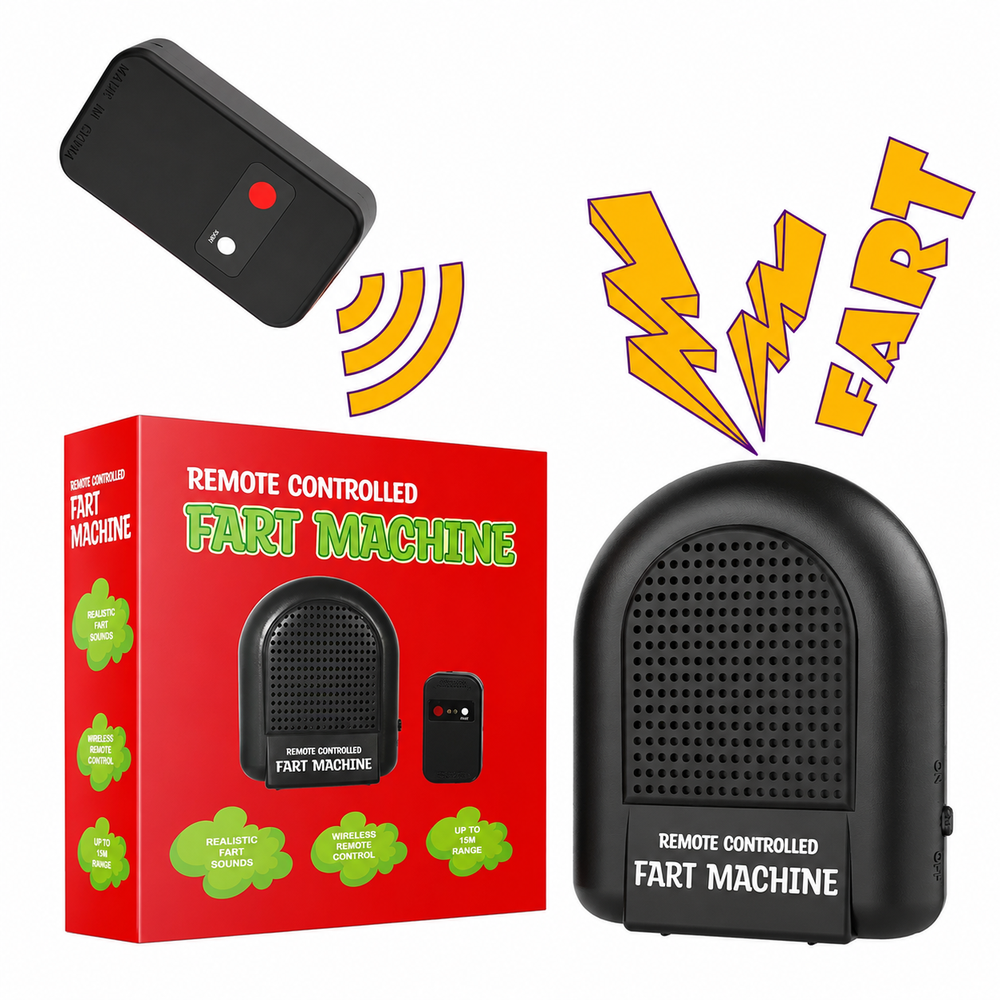 Fart Machine with Remote Control Pocket Size Realistic Sound Prank Maker