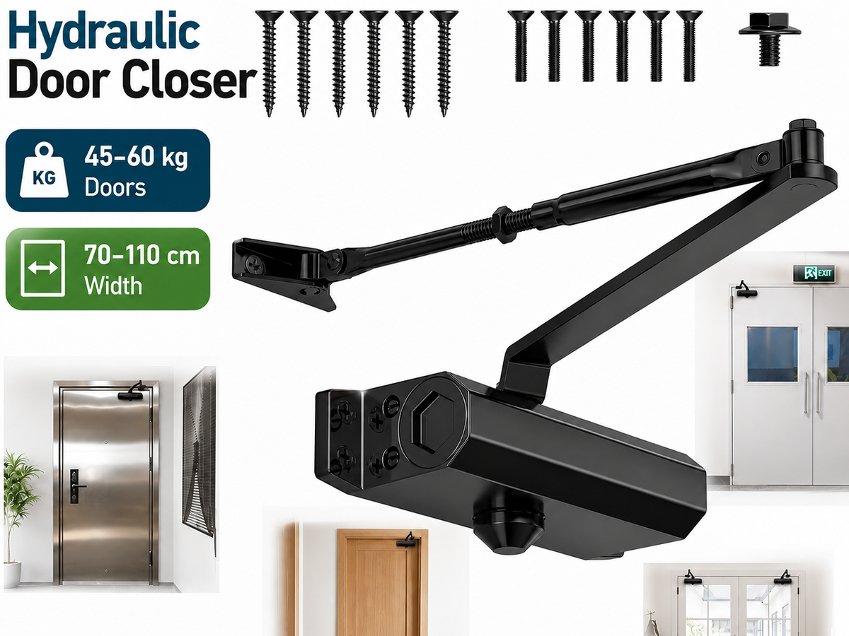 Automatic Door Closer Reversible