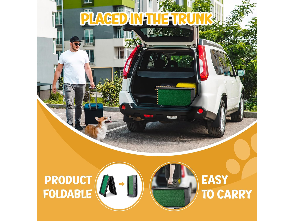 Folding Dog Ramp 62 Inch Portable Pet Car Ramp with Non Slip Surface