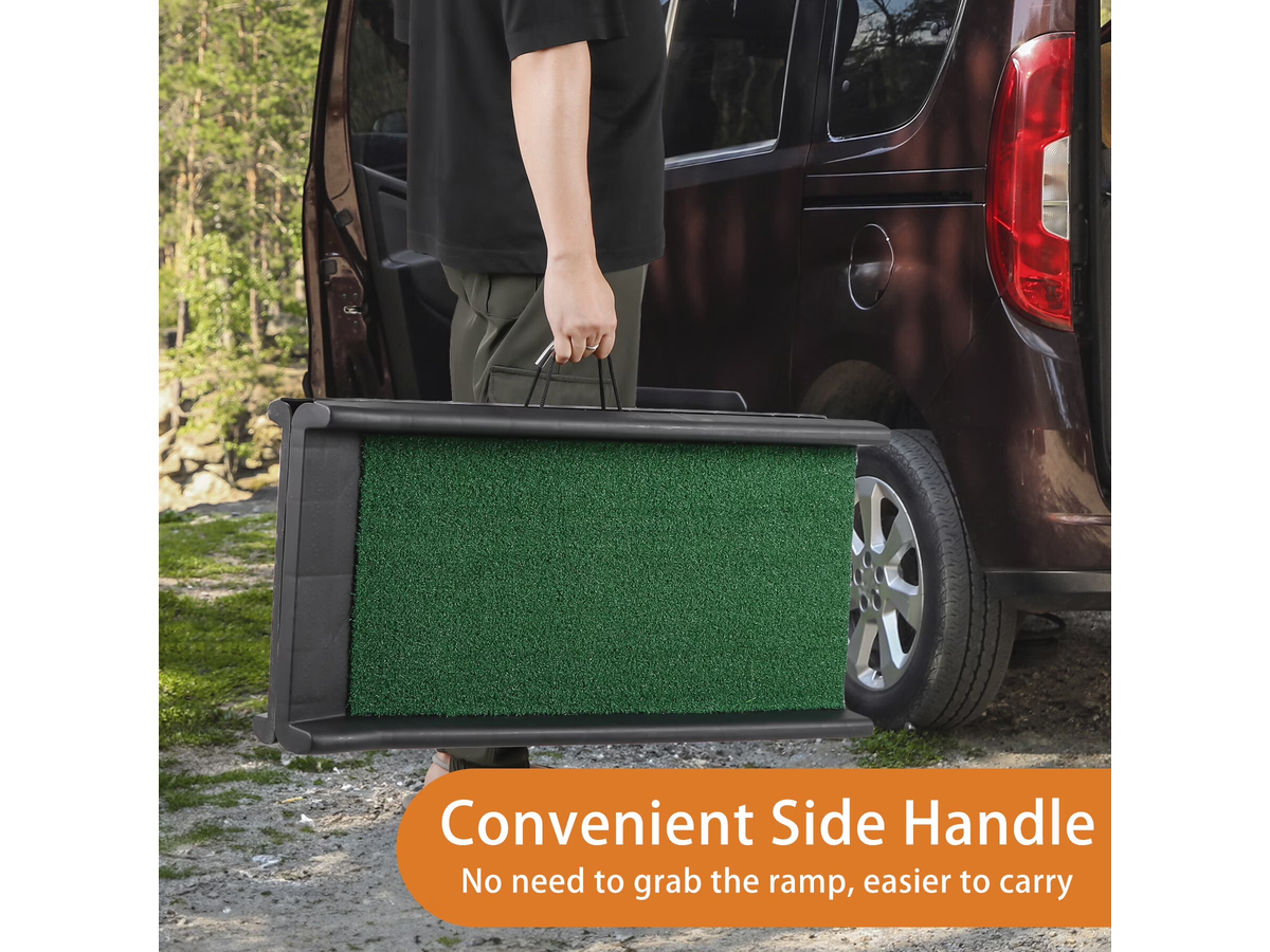 Folding Dog Ramp 62 Inch Portable Pet Car Ramp with Non Slip Surface