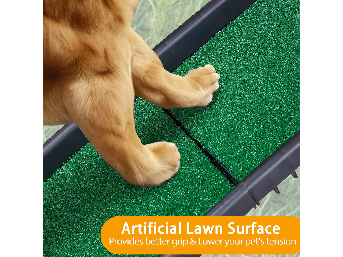 Folding Dog Ramp 62 Inch Portable Pet Car Ramp with Non Slip Surface