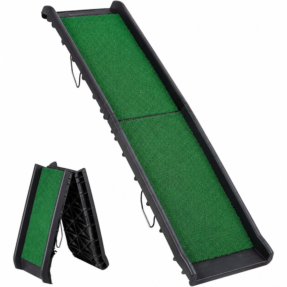 Folding Dog Ramp 62 Inch Portable Pet Car Ramp with Non Slip Surface