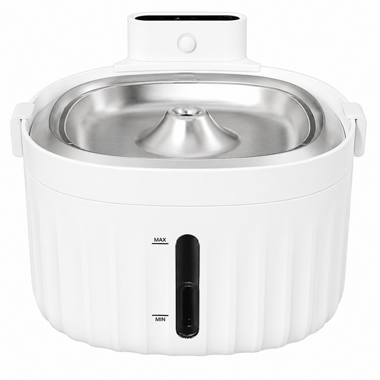 Automatic Pet Water Fountain 2L Stainless Steel Cat Dog Water Dispenser