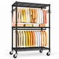 Rolling Clothes Rack