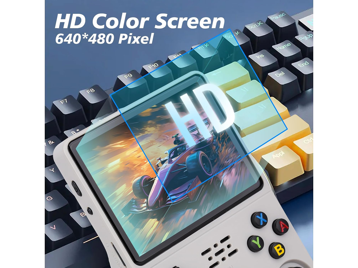 Portable Gaming Console R36S 3.5" HD LCD 128GB 30,000+ Games