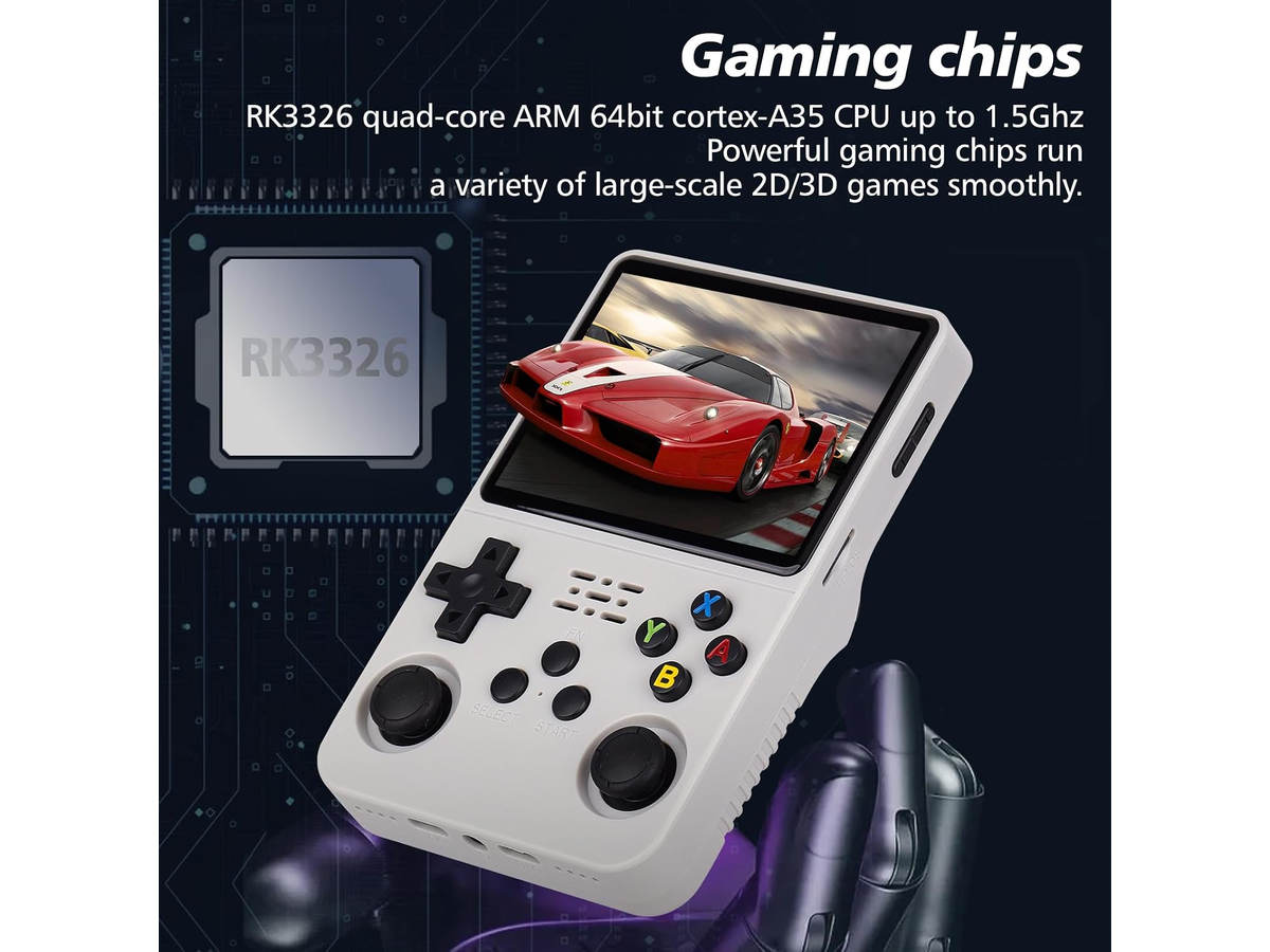 Portable Gaming Console R36S 3.5" HD LCD 128GB 30,000+ Games
