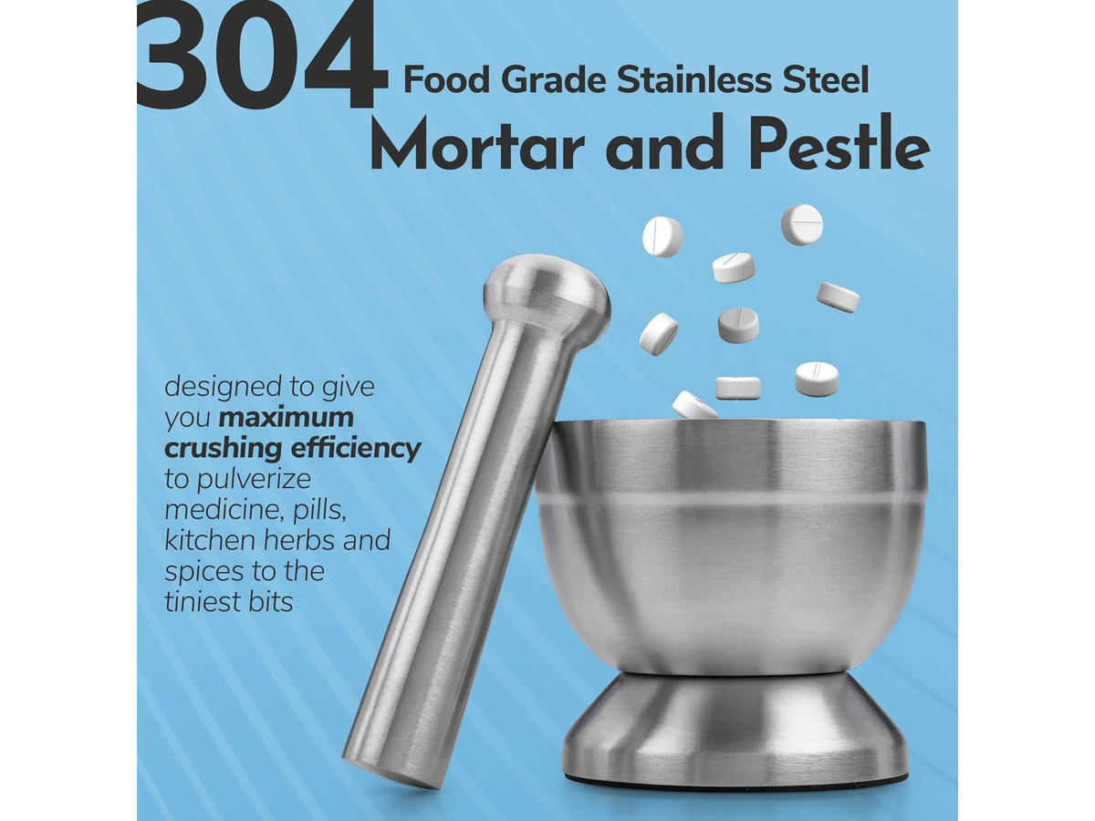 Pestle Pill Crusher Medicine Grinder 95mm