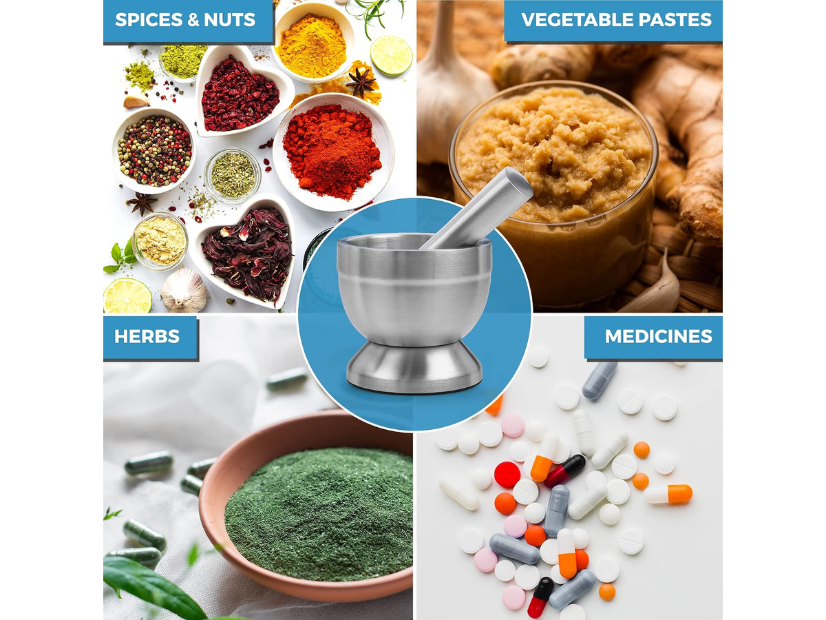 Pestle Pill Crusher Medicine Grinder 95mm