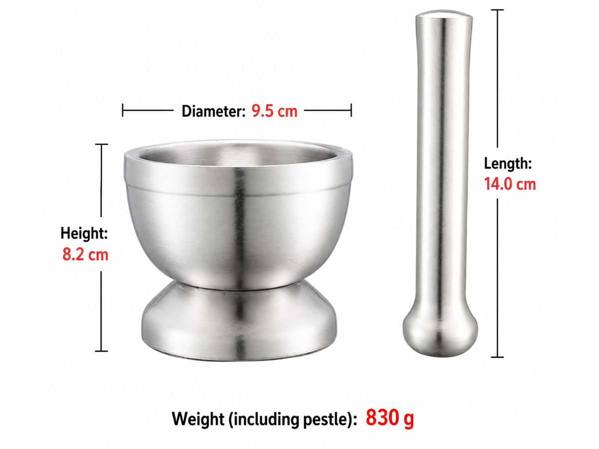 Pestle Pill Crusher Medicine Grinder 95mm