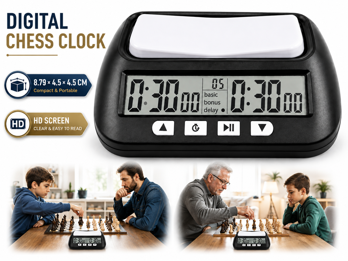 Professional Electronic Chess Timer with Alarm
