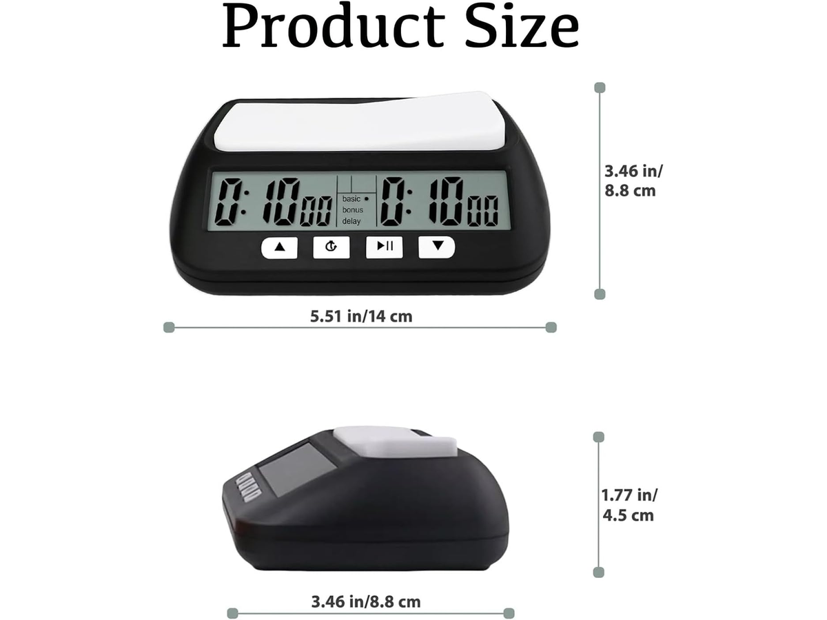 Professional Electronic Chess Timer with Alarm