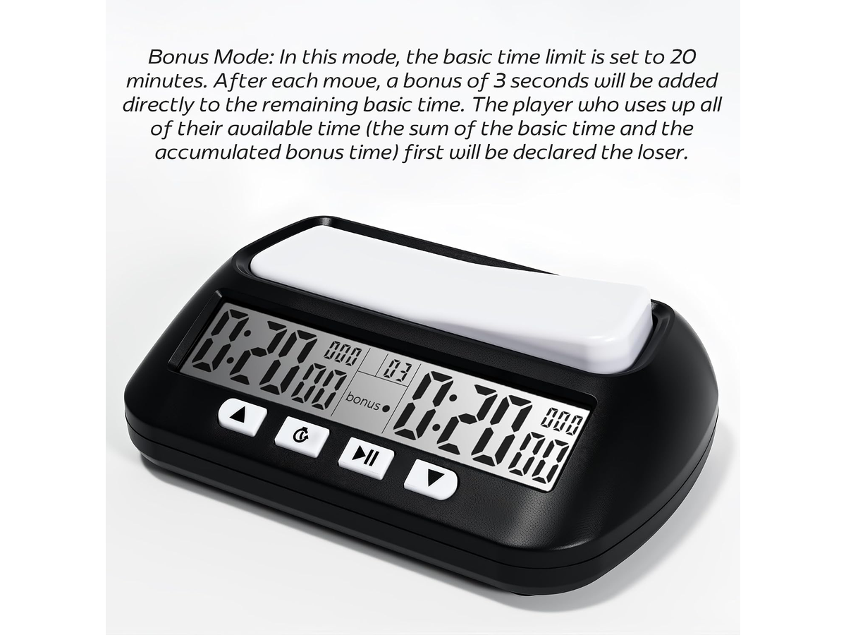 Professional Electronic Chess Timer with Alarm