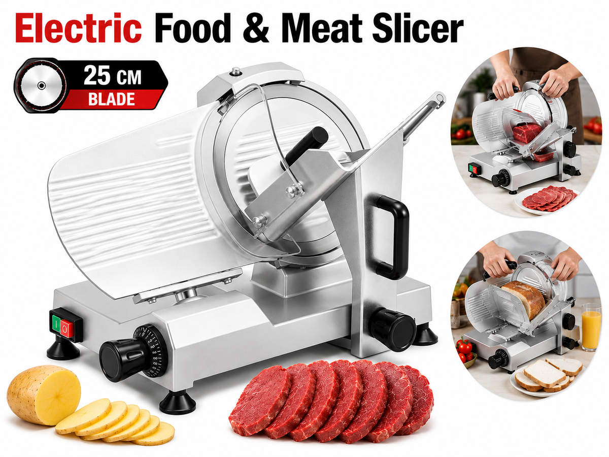 Electric Meat Slicer Machine 10 Inch Food Slicer