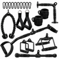 LAT Pulldown Attachments Set Solid Steel Cable Machine Gym Accessories