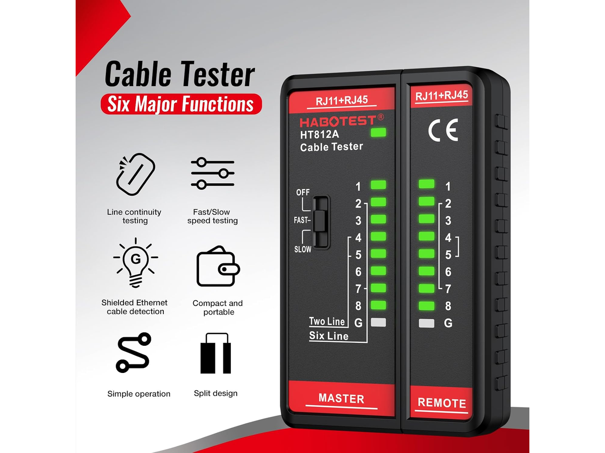 Network Cable Tester HABOTEST