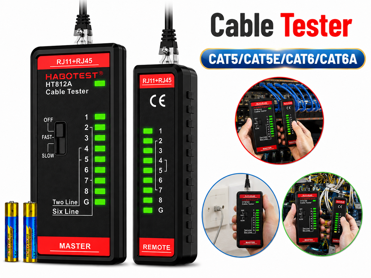 Network Cable Tester HABOTEST