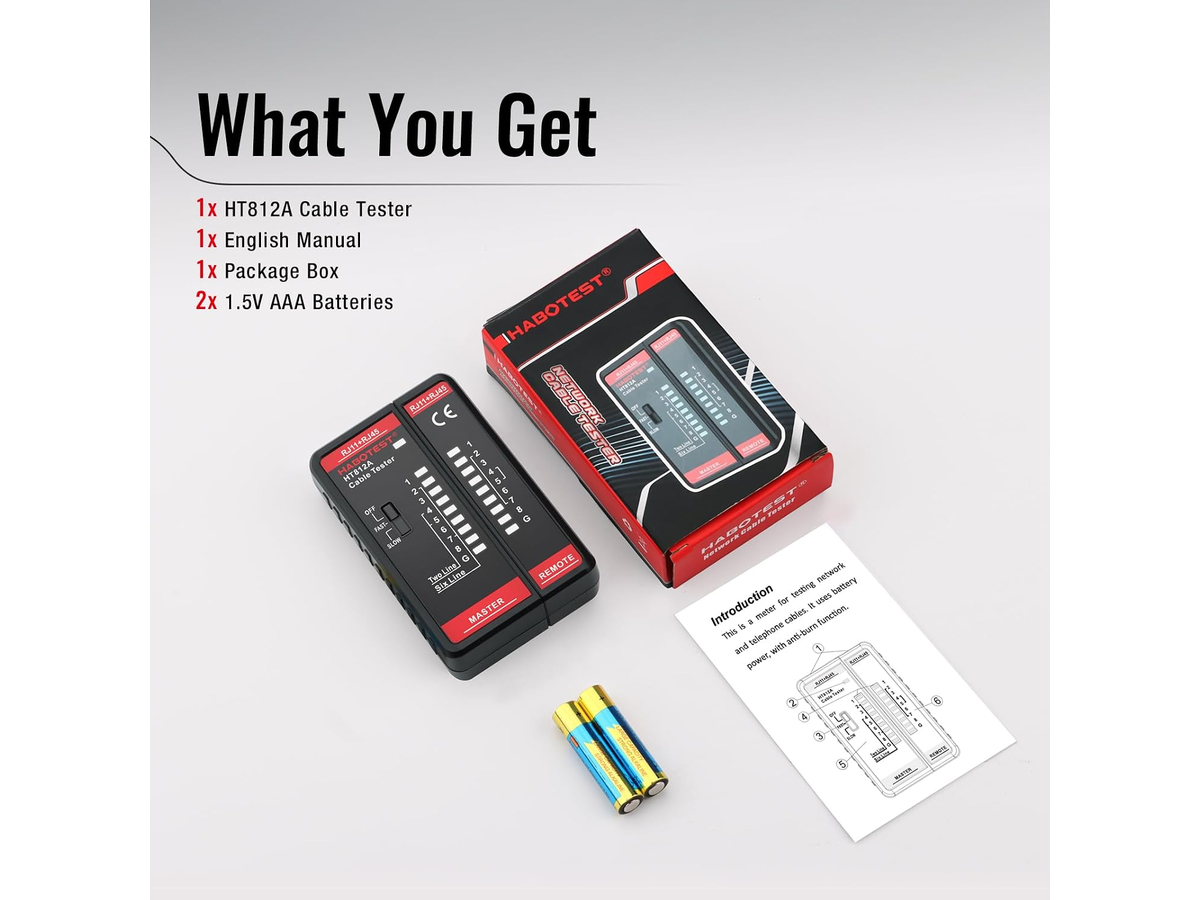 Network Cable Tester HABOTEST
