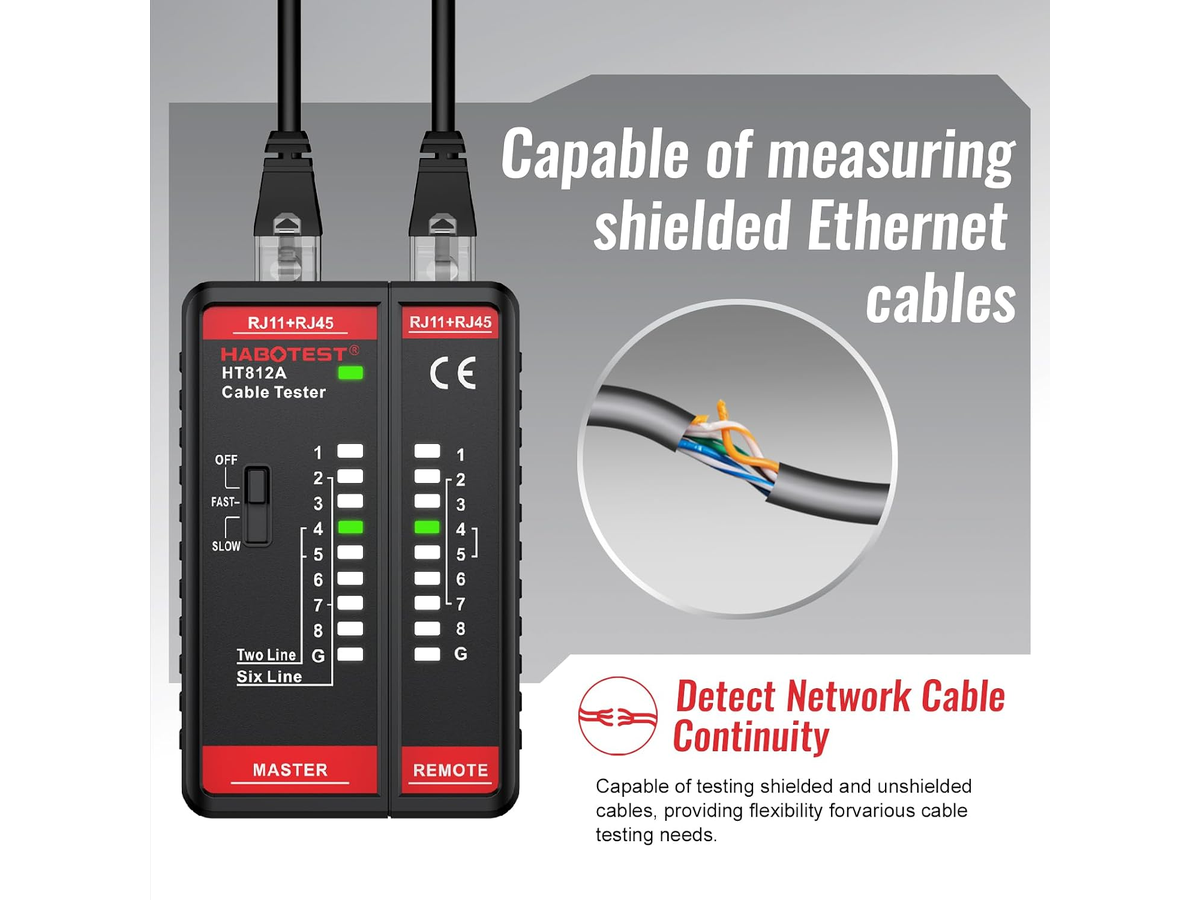 Network Cable Tester HABOTEST