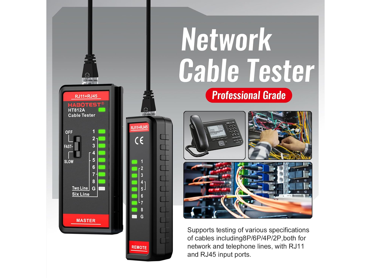 Network Cable Tester HABOTEST