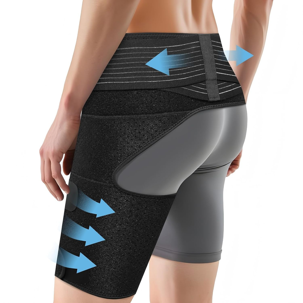 Hip Brace left Adjustable Compression Support Wrap