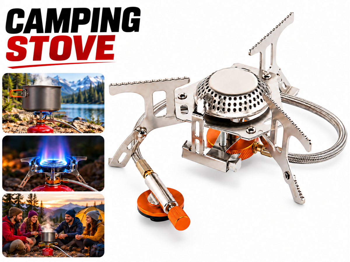 Camping Stove 3500W Backpacking Gas Stove
