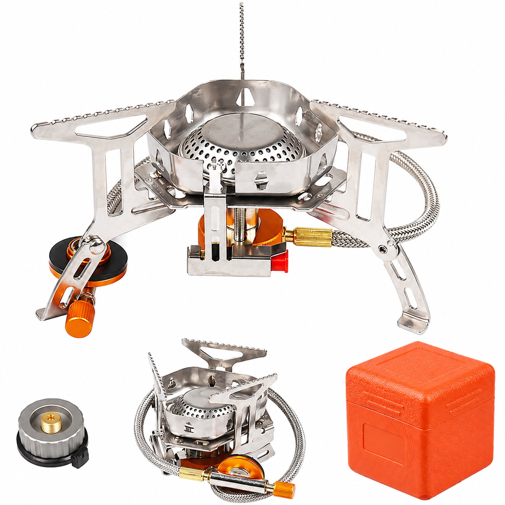 Camping Stove 3500W Backpacking Gas Stove