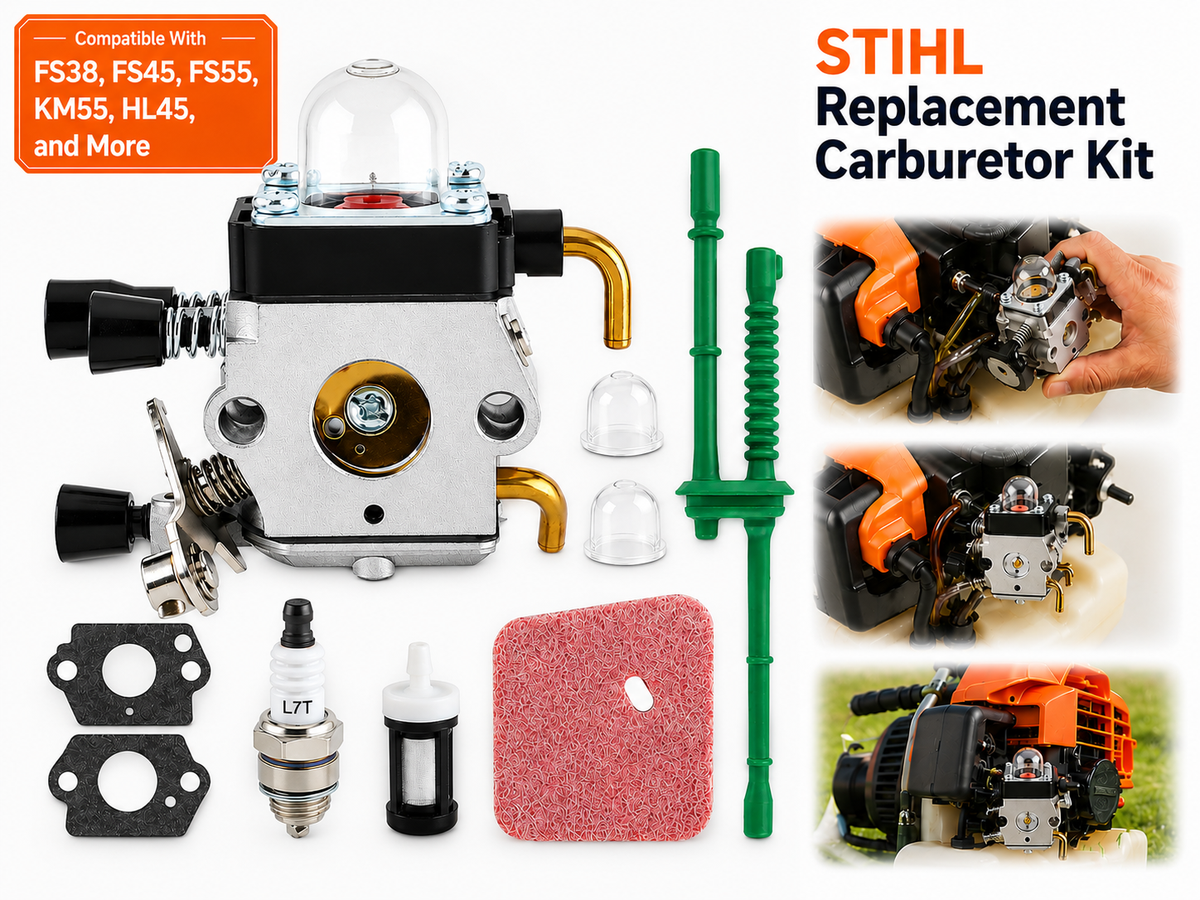 Carburetor Carb Air Fuel Filter Set