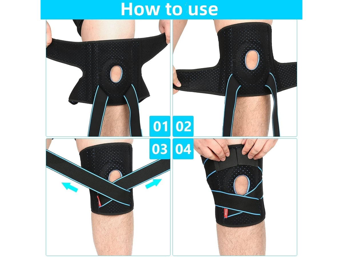 Knee Support 2 Pack Knee Braces for Men & Women