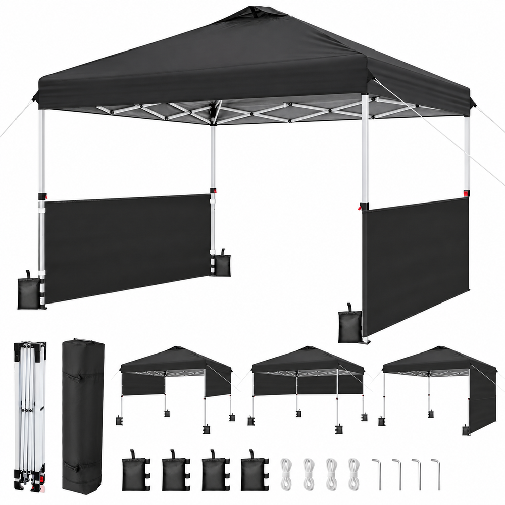 Foldable Outdoor Pop Up Gazebo 3x3M with Side Panels