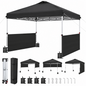 Foldable Outdoor Pop Up Gazebo 3x3M with Side Panels