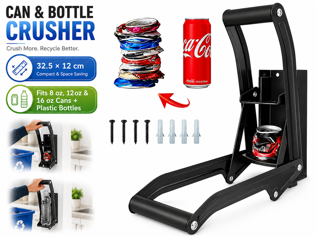 Can Crusher for Beer and Soda Cans