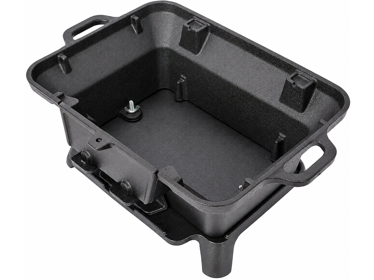 Cast Iron Hibachi Grill Portable Tabletop Charcoal BBQ Grill