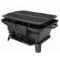 Cast Iron Hibachi Grill Portable Tabletop Charcoal BBQ Grill