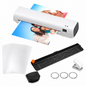 Laminator Machine A4 Thermal Laminator with Trimmer Corner Rounder and 15 Film Sheets