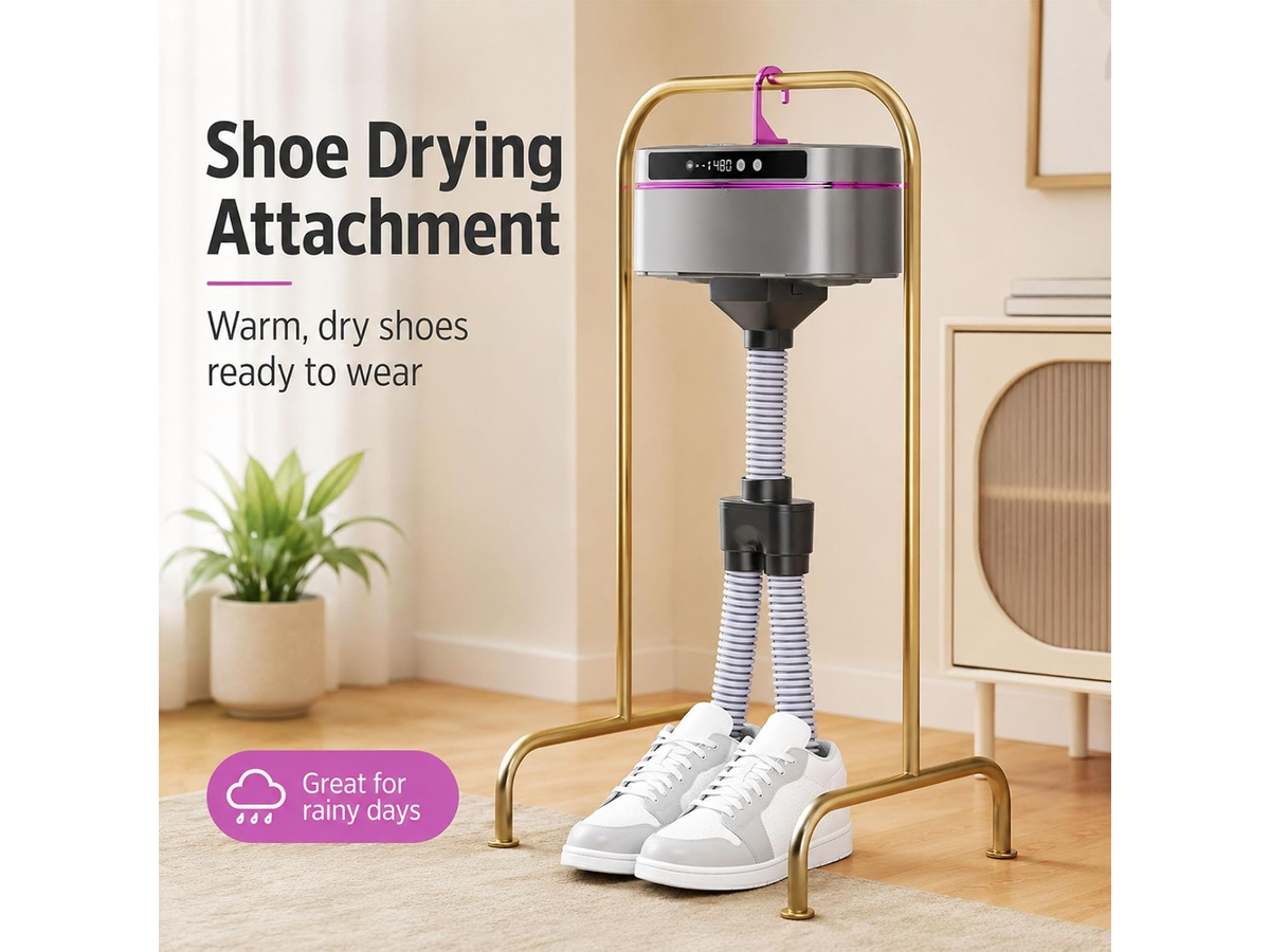 Portable Clothes Dryer Compact Travel Dryer with Remote Control