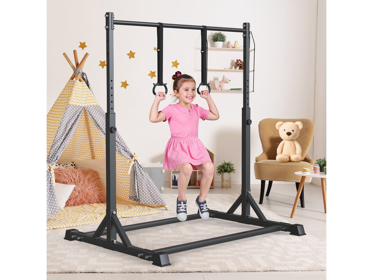 Gymnastics Bar Adjustable Horizontal Training Bar 150KG Capacity