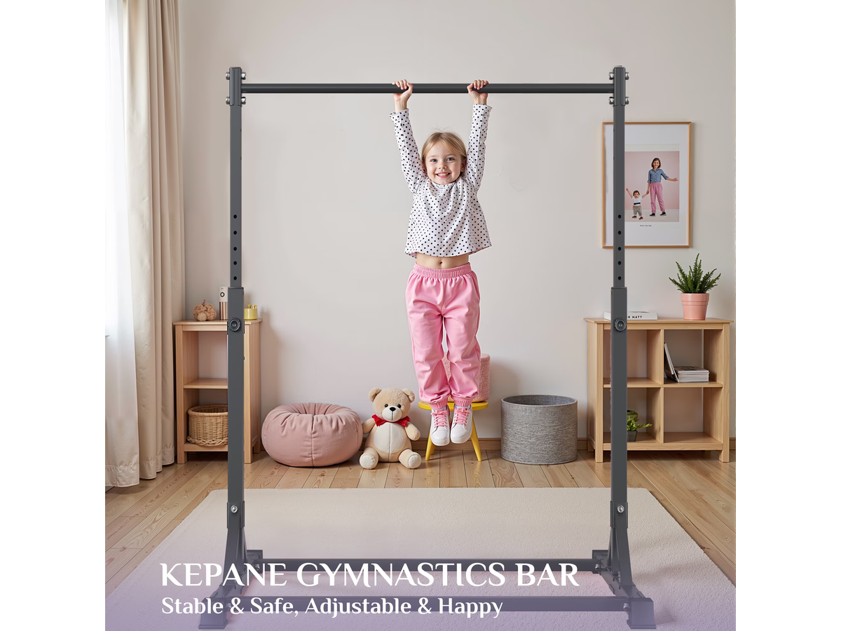 Gymnastics Bar Adjustable Horizontal Training Bar 150KG Capacity
