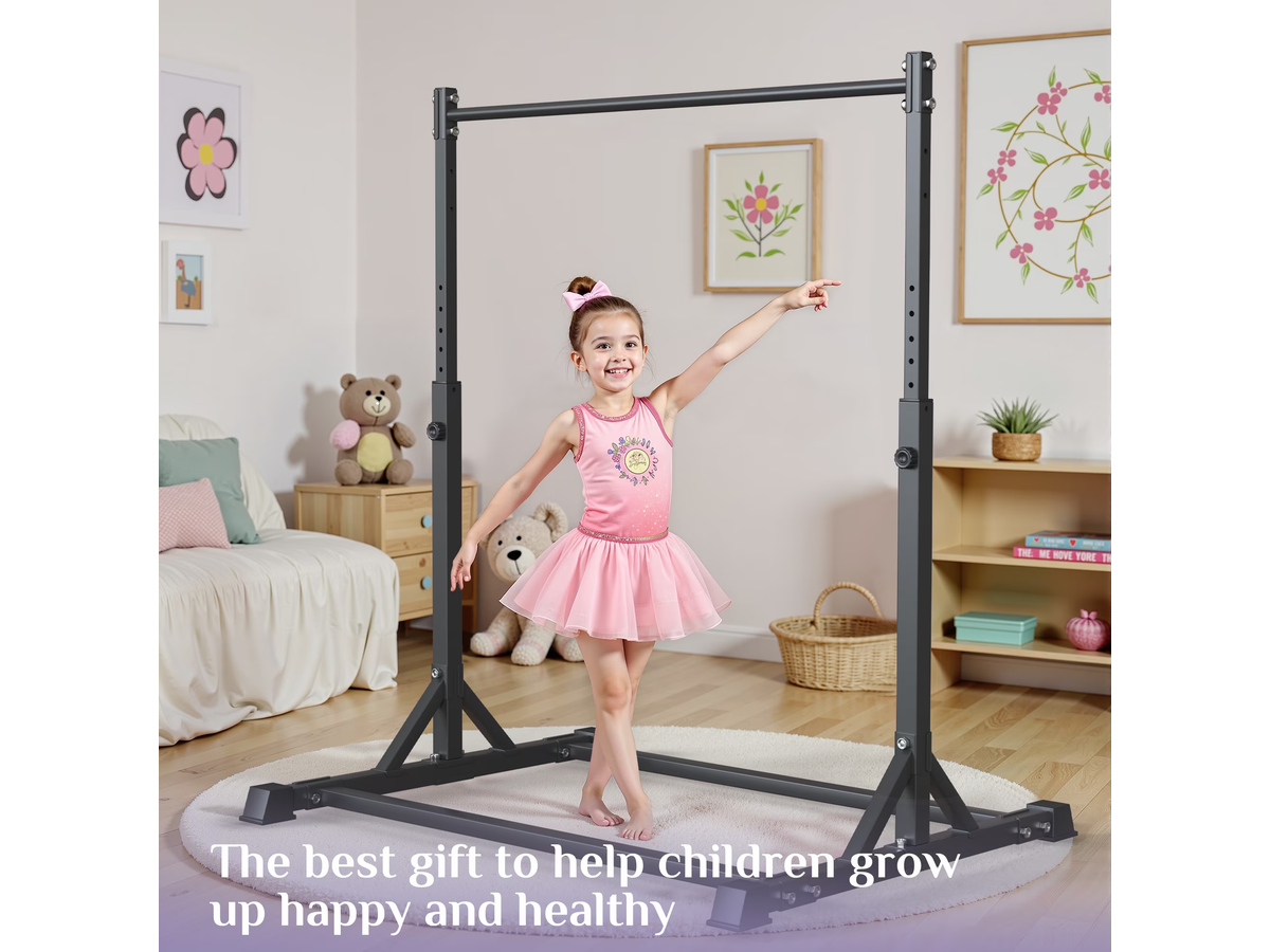 Gymnastics Bar Adjustable Horizontal Training Bar 150KG Capacity