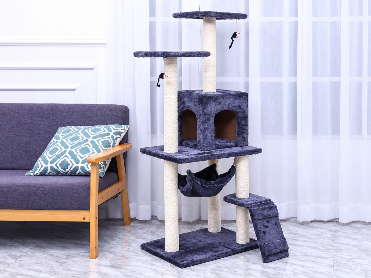 Cat Tree House - 125cm Cat Tree House for Cats