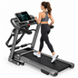 Electric Folding Treadmill 2HP 120KG Bluetooth 12KM/H Hydraulic Fold