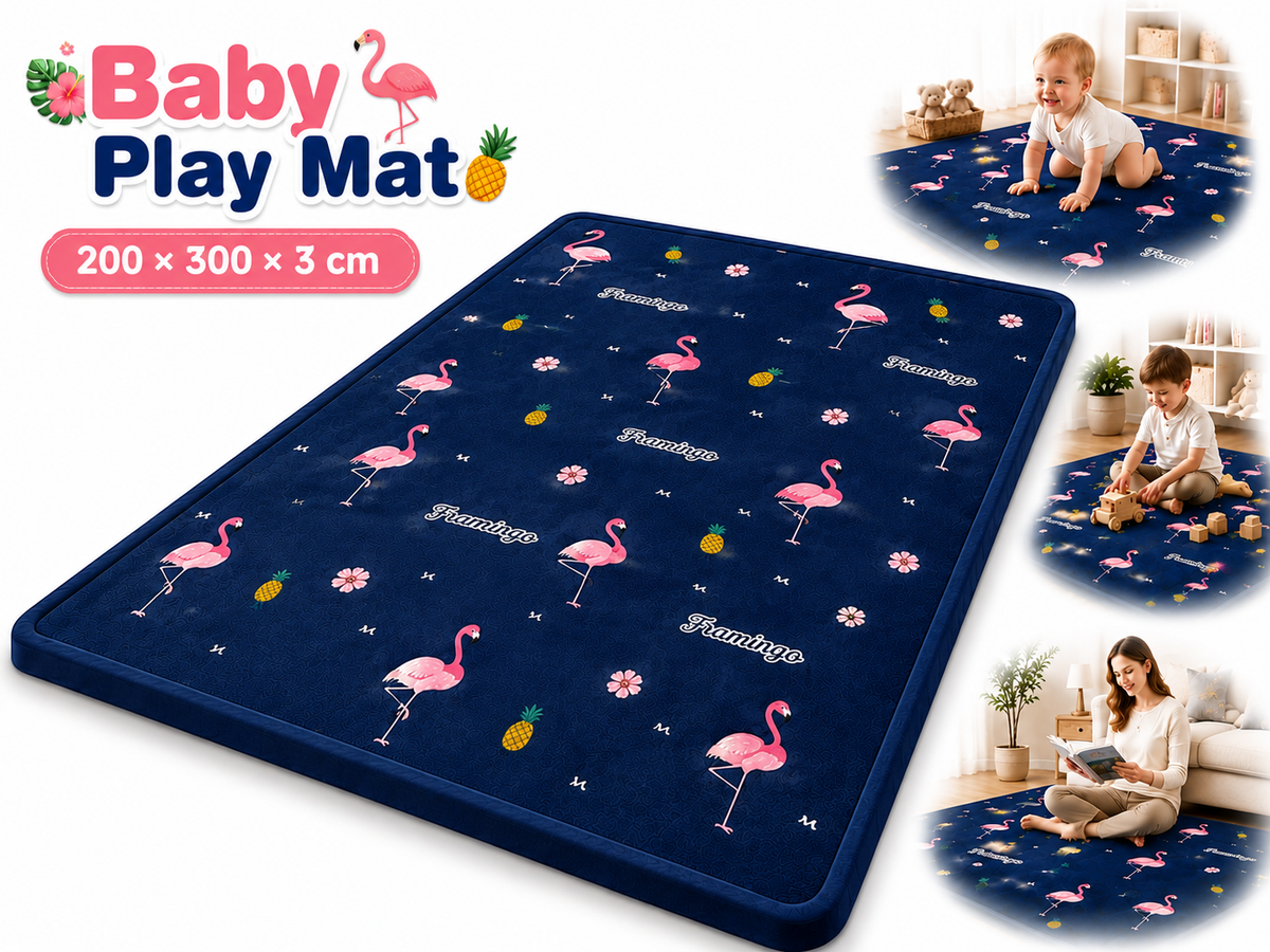 Play Mat 200 X 300CM 3CM Thick Soft Foam Non Slip Floor Mat