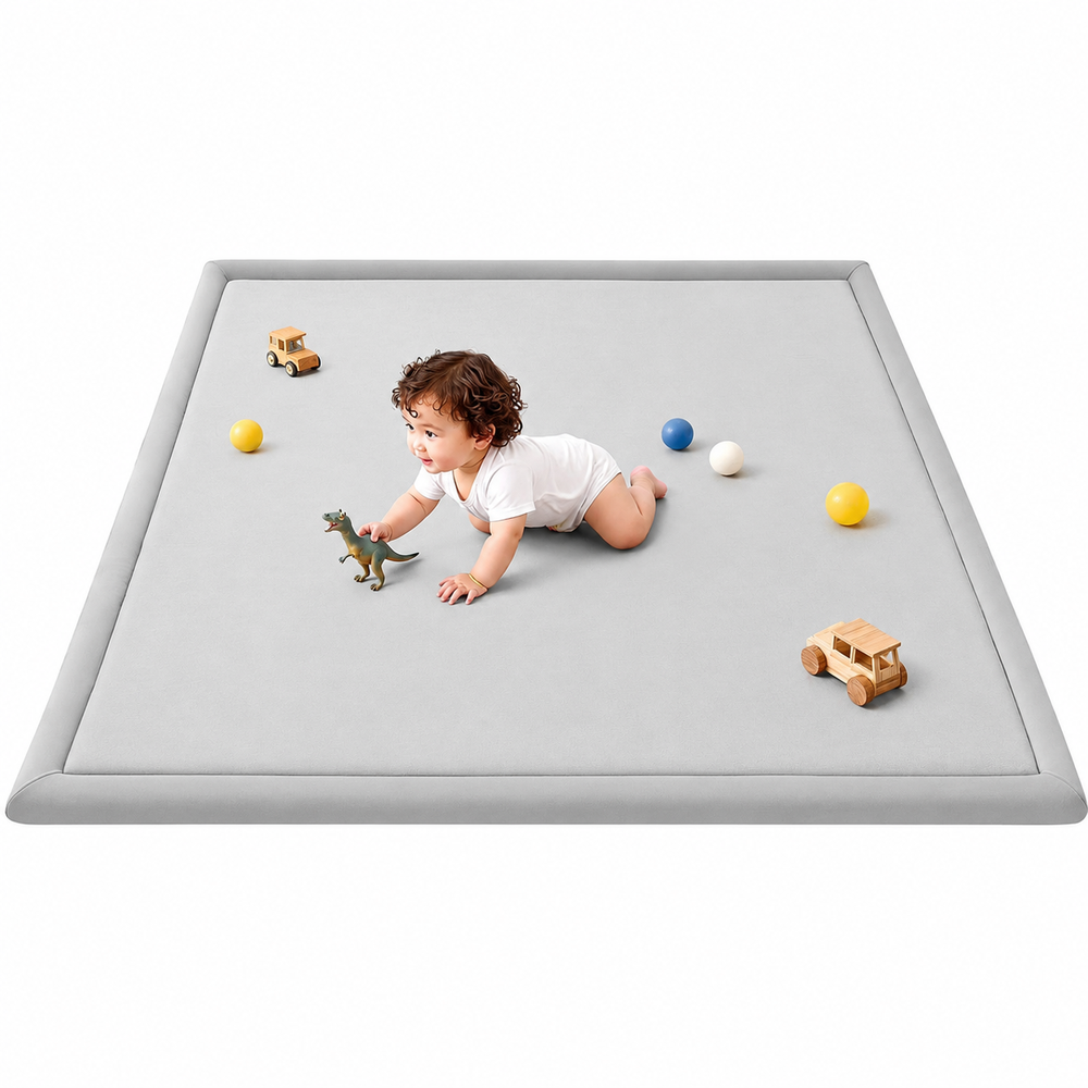 Play Mat 2 X 3M Thick Soft Flannel Memory Foam Non Slip Floor Mat