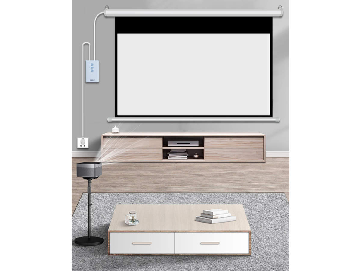 Motorized Projector Screen 72 Inch