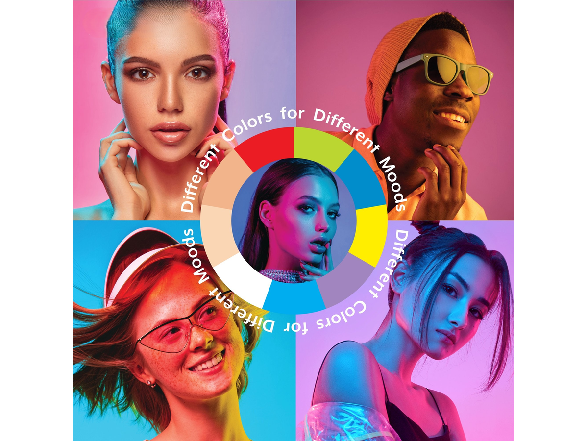 Selfie Ring Light 10 Inch RGB LED Studio Kit with Phone Holder
