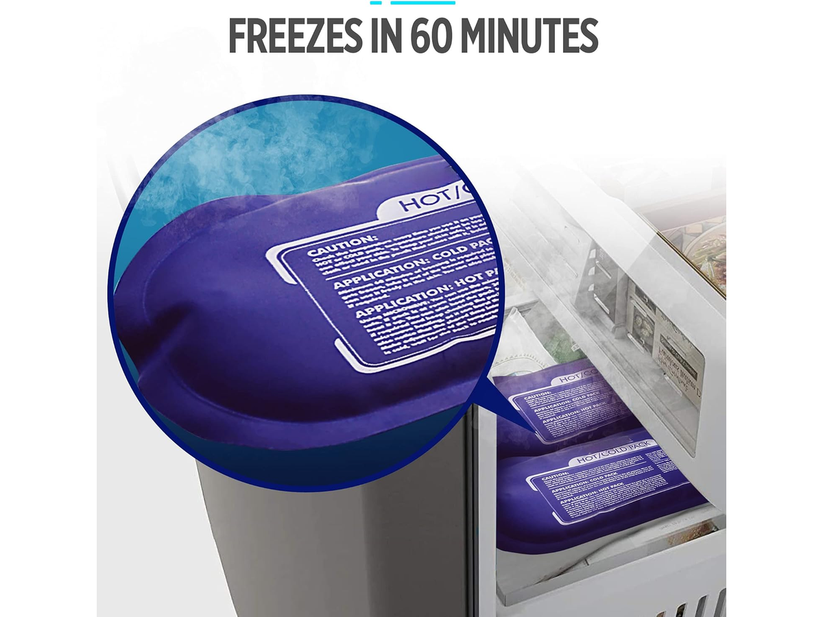 Hot and Cold Ice Packs 3 Piece Reusable Gel Pack Set